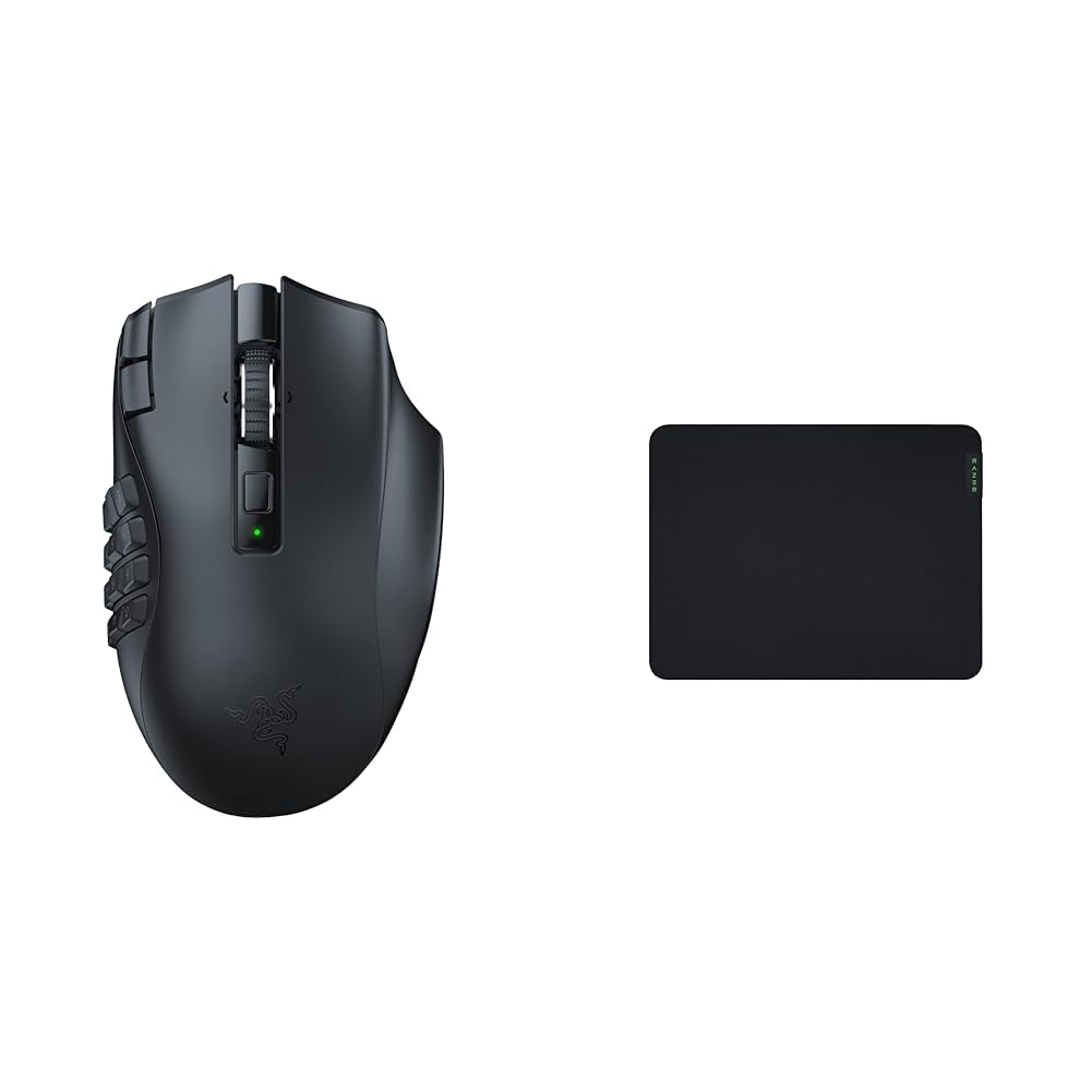 Razer(レイザー) Naga V2 HyperSpeed Razer Naga V2 HyperSpeed: 19 Buttons, HyperScroll, 400Hr Battery